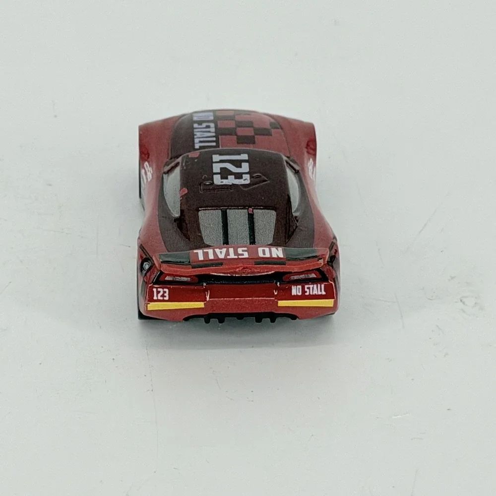 Disney Pixar Cars No Stall #123 Diecast Race Car Mattel Red 1:55 Loose
